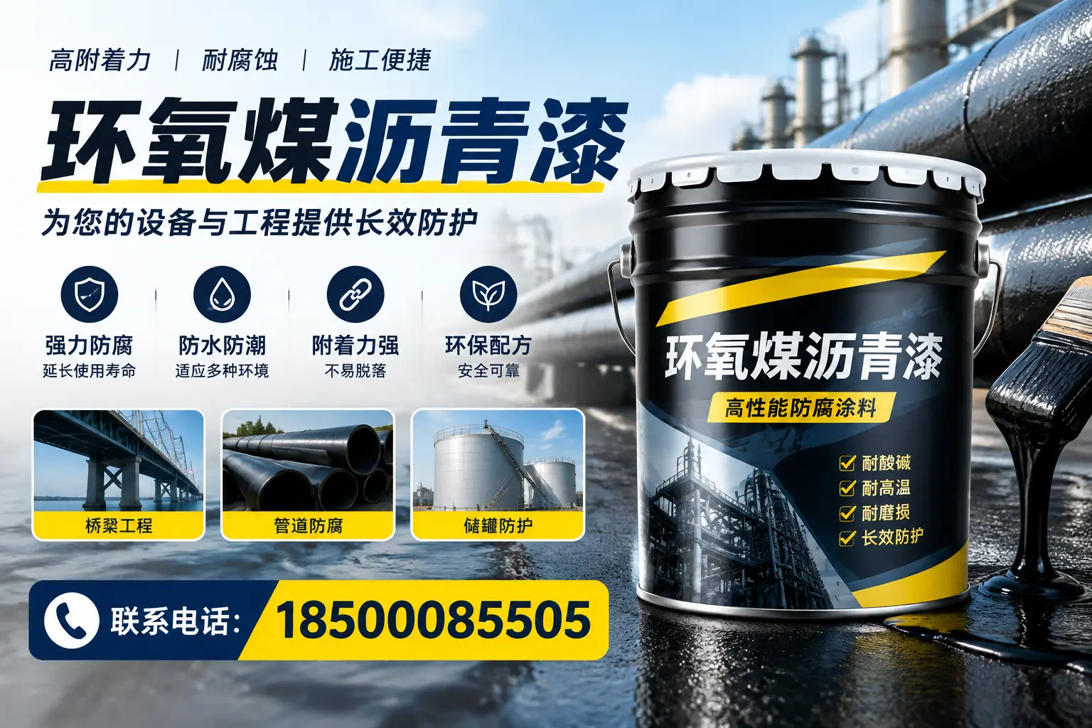 环氧煤沥青漆与其他涂料的对比分析，助力盐城企业决策